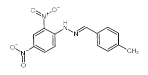 对甲苯甲醛 2,4-二硝基苯腙 结构式