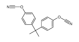 双酚A型氰酸酯预聚体 结构式