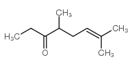 4,7-二甲基-6-辛烯-3-酮 结构式