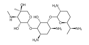 庆大霉素C2溶液, 100UG/ML H2O溶液 结构式
