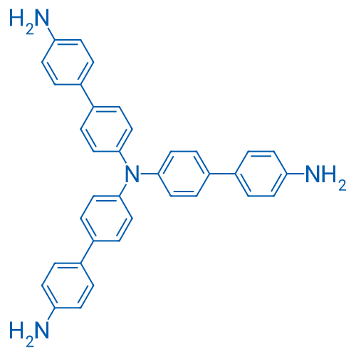 N4,N4-双(4'-氨基-[1,1'-联苯]-4-基)-[1,1'-联苯]-4,4'-二胺 结构式