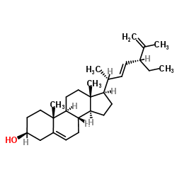 22-脱氢赤桐甾醇 结构式