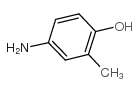 4-氨基邻甲酚 结构式