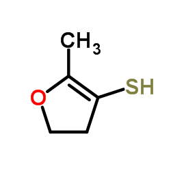 2-甲基-4,5-二氢呋喃-3-硫醇 结构式