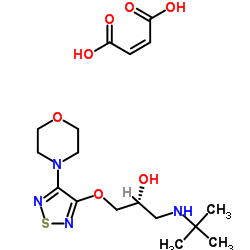 马来酸噻吗洛尔 结构式