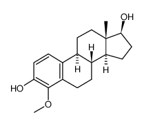 4-甲氧基雌二醇 结构式