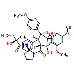 AGLAXIFLORINE D 结构式