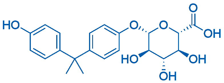 双酚A β-D-葡萄糖醛酸 结构式