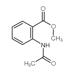 N-乙酰邻氨基苯甲酸甲酯 结构式