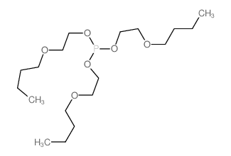 Phosphorous acid tris(2-butoxyethyl) ester 结构式