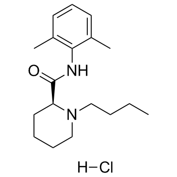 盐酸左布比卡因 结构式