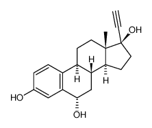 6α-羟基乙炔雌二醇 结构式