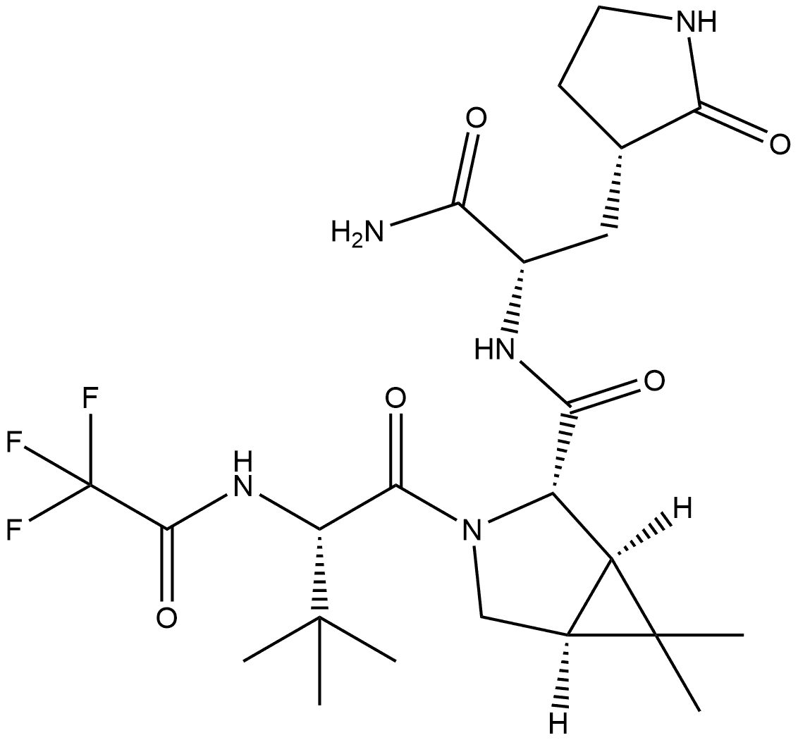去氰基奈玛特韦乙酰胺 结构式