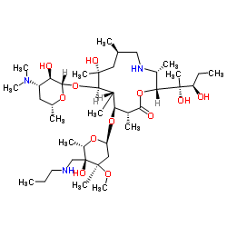 托拉菌素 B 结构式