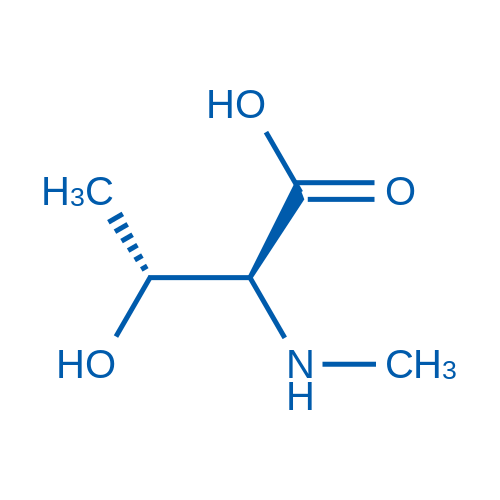 N-甲基-L-苏氨酸 结构式