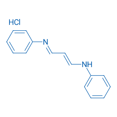 N-(3-(苯氨基)烯丙基)苯胺盐酸盐 结构式