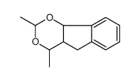 4,4A,5,9B-四氢-2,4-二甲基-茚并[1,2-D]-1,3-二恶烷 结构式