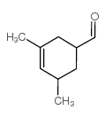 3,5-二甲基-3-环己烯-1-甲醛 结构式