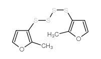 二(2-甲基-3-呋喃基)四硫醚 结构式