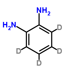 邻苯二胺-D4 结构式