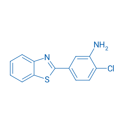 5-(苯并噻唑-2-基)-2-氯苯胺 结构式