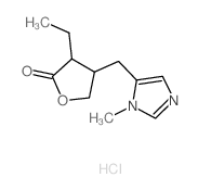 异毛果芸香碱盐酸盐 结构式