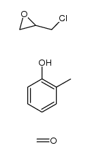 聚[(邻甲苯缩水甘油醚)-co-甲醛] 结构式