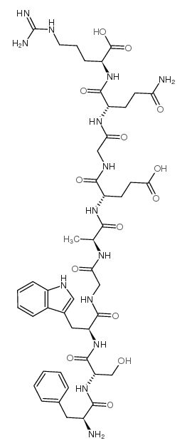 PHE-SER-TRP-GLY-ALA-GLU-GLY-GLN-ARG 结构式
