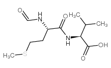 N-甲酰甲氨酰缬氨酸 结构式