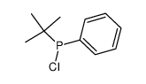 叔丁基氯(苯基)膦 结构式