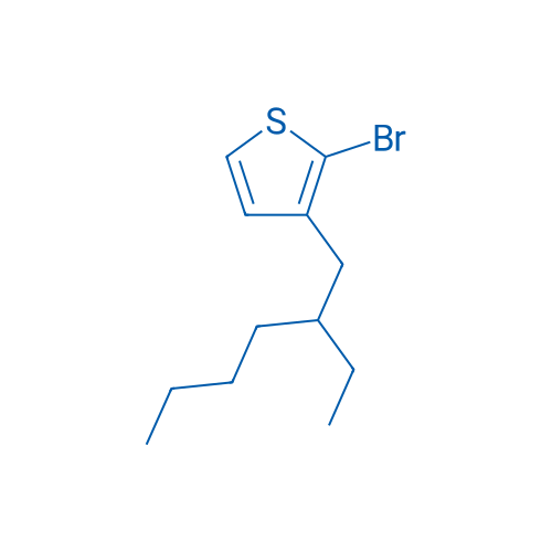 2-溴-3-(2-乙基己基)噻吩 结构式