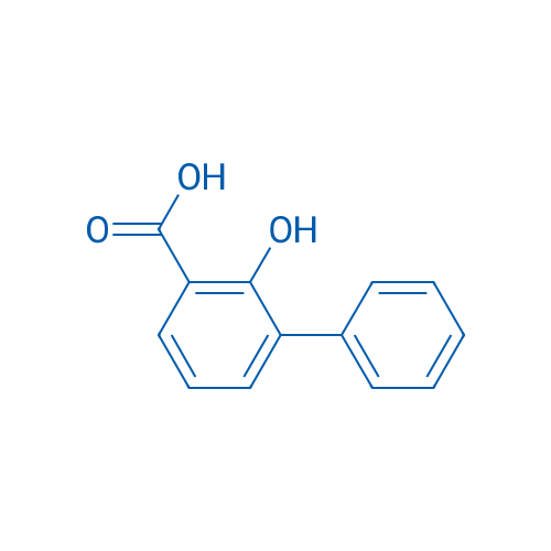 2-羟基-[1,1'-联苯]-3-羧酸 结构式