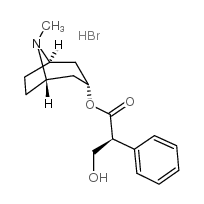 氢溴酸天仙子胺 结构式