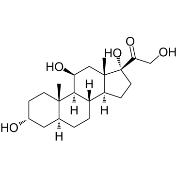 异体-3α-四氢皮质醇 结构式