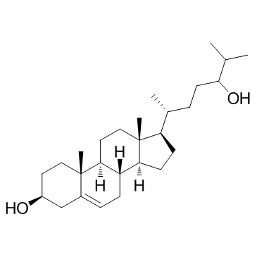 24-羟基胆固醇 结构式