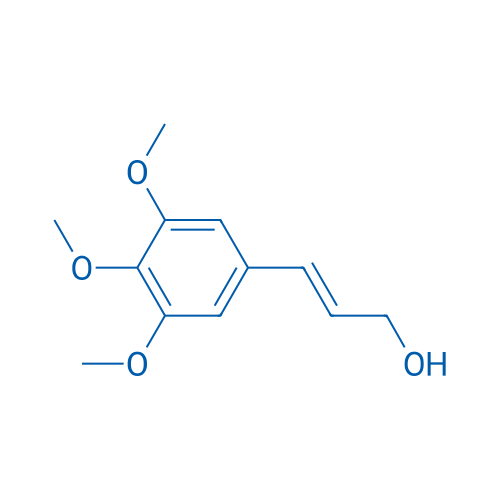 3,4,5-三甲氧基肉桂醇 结构式