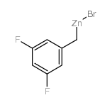3,5-二氟苄基溴化锌 结构式