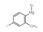 4-氟-2-甲基苯基溴化镁 结构式