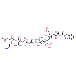 淀粉样β蛋白(20-29) 结构式