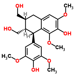 (-)-Lyoniresinol 结构式