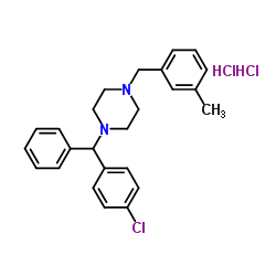 双盐酸美克洛嗪一水合物 结构式