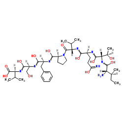 [去天冬氨酸187]黑素细胞蛋白PMEL17(185-193)（人、牛、小鼠） 结构式
