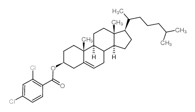 2,4-二氯苯甲酸胆固醇酯 结构式
