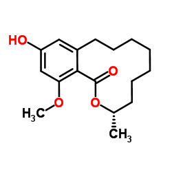 毛色二孢素 结构式