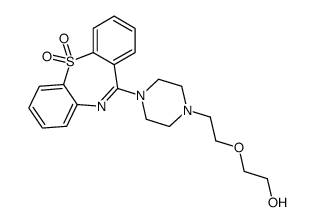 喹硫平砜 结构式