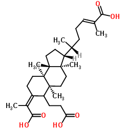 3,4-开环葫芦-4,24-二烯-3,26,29-三酸 结构式