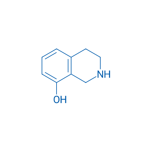 8-羟基-1,2,3,4-四氢异喹啉 结构式