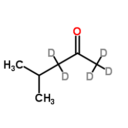 4-甲基-2-戊酮-d5 结构式