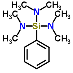 苯基三(二甲氨基)硅烷 结构式