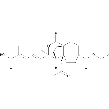 脱甲氧基脱乙酰土荆皮乙酸 结构式